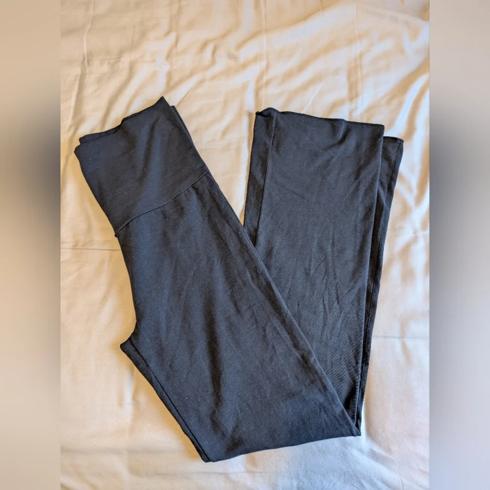 NWT SKIMS Cotton Jersey Fold Over Pants LARGE - Picture 5 of 5